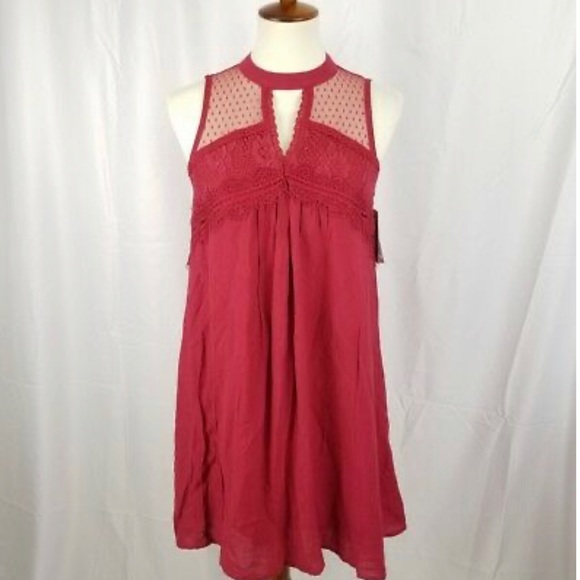NWOT Red Shift Dress - Picture 2 of 11